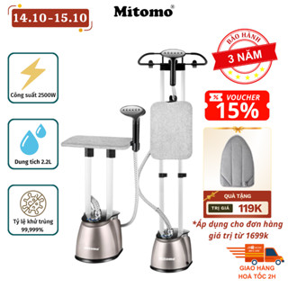 Bàn là hơi nước đứng cao cấp Mitomo GC-899 Max, công suất 2500W, BH 3 năm