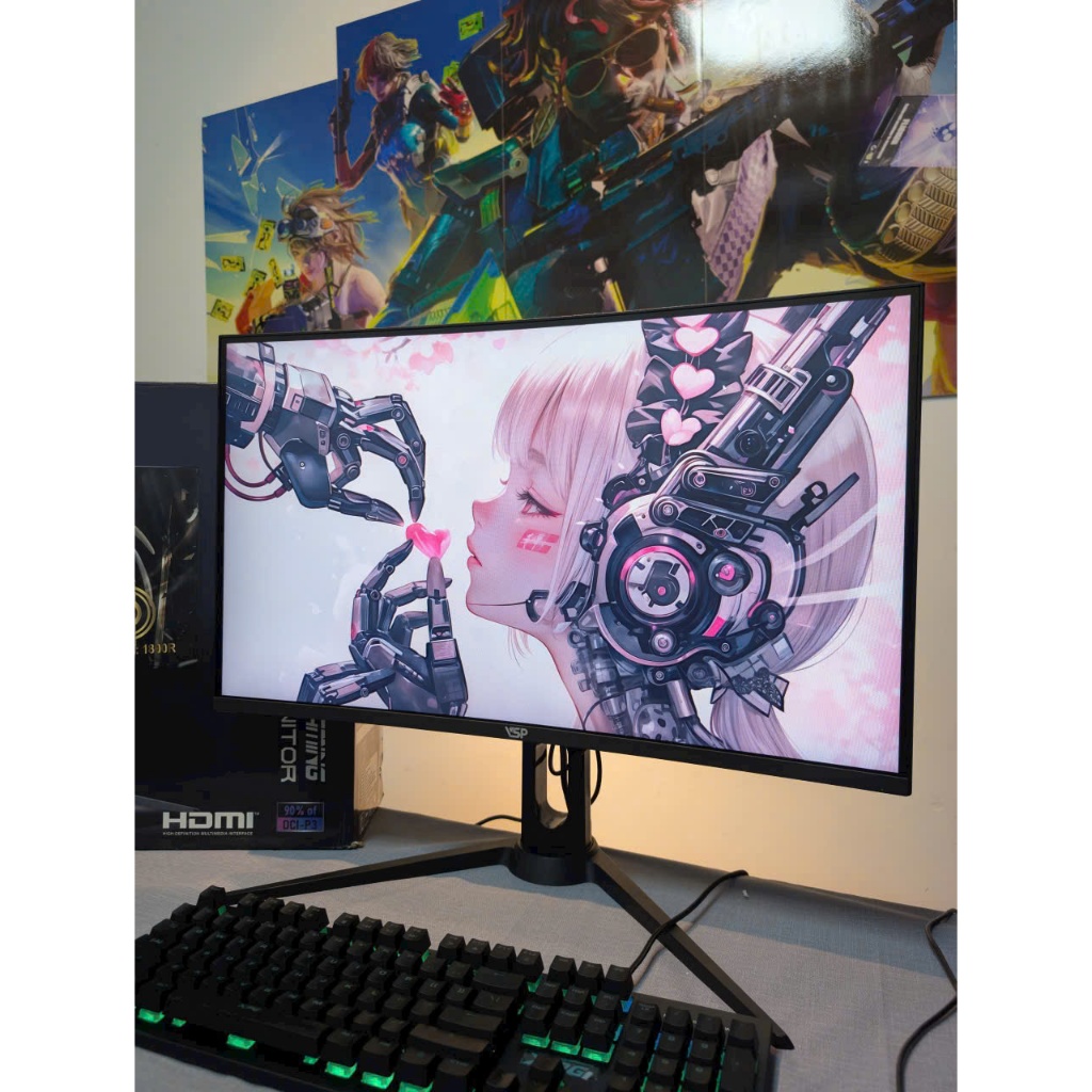 Màn hình VSP VG272C cong 27inch 165Hz - Bảo hành 2026