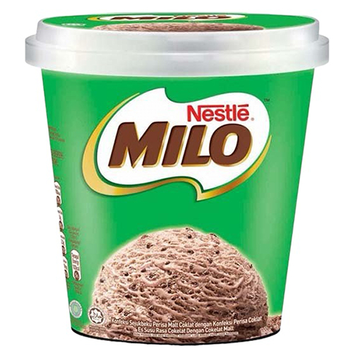 Kem Hộp Milo Nestlé Ice Cream Pint 240g - Kem Socola Lúa Mạch Thơm Ngon Mát Lạnh (GIAO HỎA TỐC HCM)
