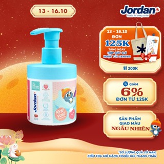 [New Product] Kem đánh răng cho trẻ em 0-5 tuổi vị dâu Jordan Step 1 Dạng Pump - 188g
