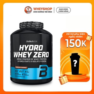 (TẶNG BÌNH) Bột whey protein thủy phân hỗ trợ phát triển cơ | BiotechUSA | Hydro Whey Zero 4Lbs (1.8kg) | WHEYSHOP VN