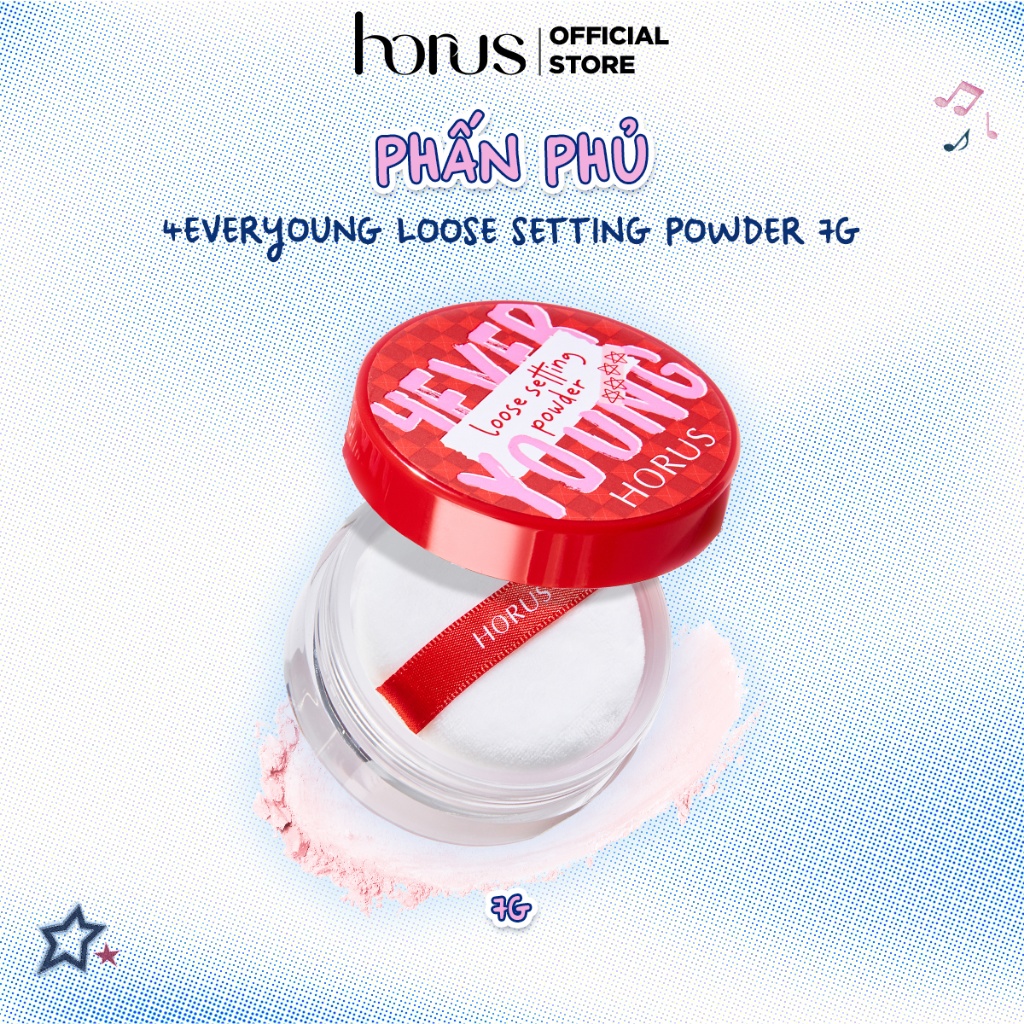 Phấn phủ Horus 4EVERYOUNG LOOSE SETTING POWDER 7G