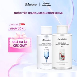 [LIve] Nước Tẩy Trang JMSolution Hỗ Trợ Làm Sạch Da và Cấp Ẩm 500ml