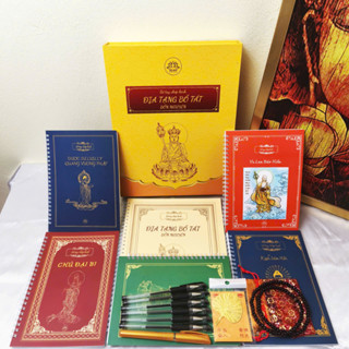 Combo 6 sổ chép Kinh in mờ+ quà tặng 6 món-Tuệ Minh 