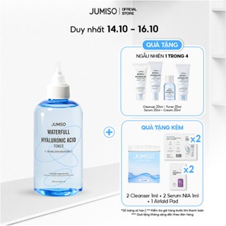 Nước hoa hồng (Toner) cấp ẩm JUMISO Waterfull Hyaluronic Acid 250ml