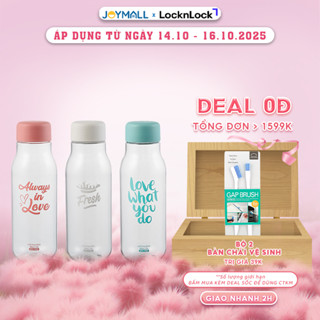 Bình Đựng Nước Hoa Quả Detox LocknLock Milky 500ml HAP654, Hàng chính hãng, không chứa BPA - JoyMall