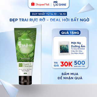 Sữa rửa mặt nam tràm trà 30Shine Dr.FORSKIN dành cho da mụn, da dầu, dưỡng ẩm trắng da