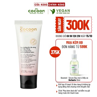 Sáp dưỡng ẩm đa năng sen Hậu Giang phiên bản giới hạn Cocoon 30ml mỹ phẩm thuần chay