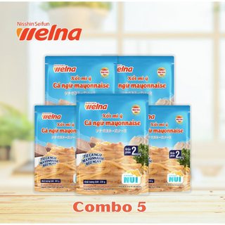 Combo 5 Xốt Mì Ý Hương Vị Cá Ngừ Mayonnaise (220g x 1 túi) - Nisshin Seifun Welna Shop