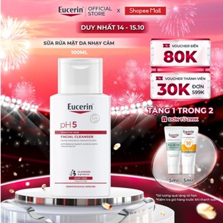 Sữa Rửa Mặt Dịu Nhẹ Cho Da Nhạy Cảm Eucerin pH5 Sensitive Skin Facial Cleanser 100ml