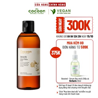 Toner nước bí đao cân bằng da cocoon 310ml - VEGAN - Mỹ phẩm thuần chay