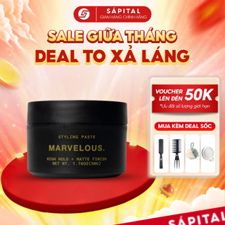 Sáp vuốt tóc Rusty Lab Marvelous - Giữ nếp linh hoạt, Cấp ẩm nhẹ, Nhiều dưỡng chất, Hương nước hoa