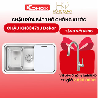  Chậu rửa bát chống xước KN8347SU Dekor CHÍNH HÃNG KONOX 