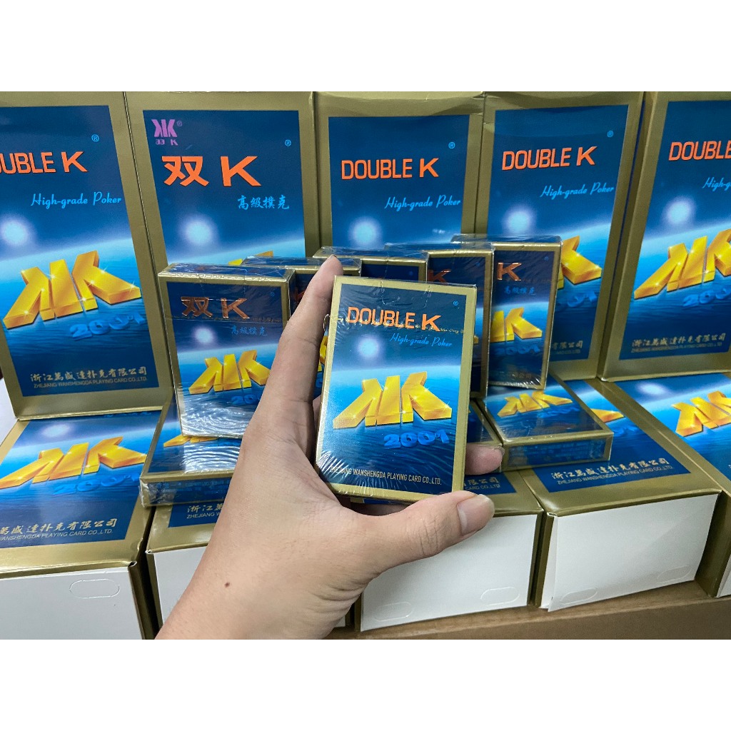Combo 10 Bộ Bài Tây Giấy Đẹp DOUBLE K 52 Lá - Bộ Bài Giấy,