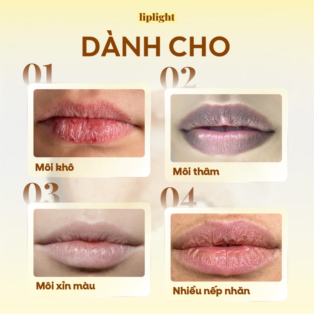 Gel tẩy tế bào chết môi dành cho môi nhạy cảm, hỗ trợ giảm thâm sần, hồng môi Liplight peeling gel 25g | BigBuy360 - bigbuy360.vn