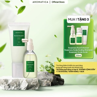 [COMBO] Tẩy Tế Bào Chết 165g + Xịt Dưỡng Chân Tóc 100ml Hỗ Trợ Ngăn Rụng Tóc Aromatica Rosemary