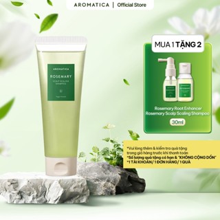 Dầu Gội Ngăn Rụng Tóc  AROMATICA Rosemary Scalp Scaling Shampoo 180ml