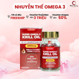 Viên uống dầu nhuyễn thể Eikenbi Super Omega 3 Krill Oil 2000mg ( 60 viên )