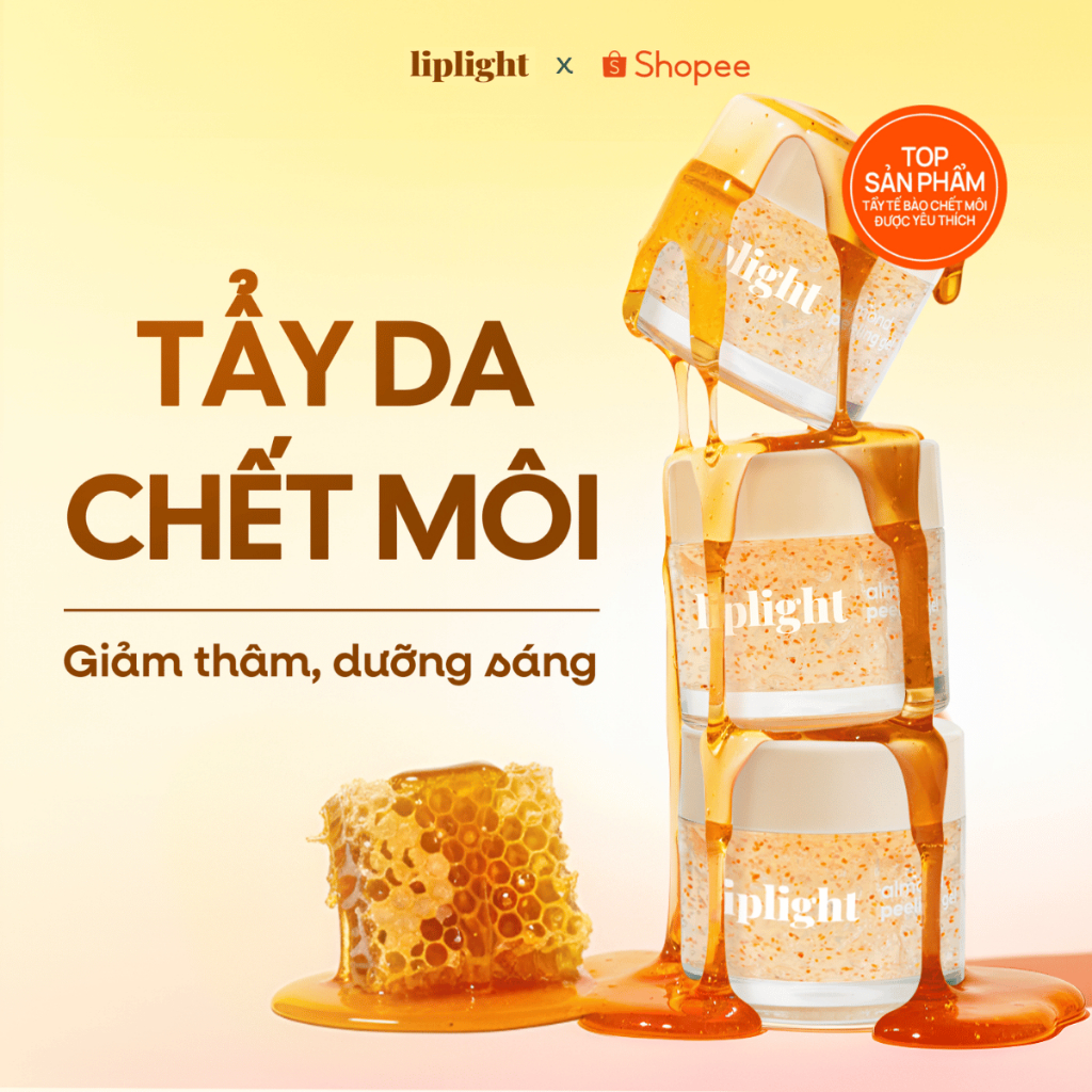 Gel tẩy tế bào chết môi dành cho môi nhạy cảm, hỗ trợ giảm thâm sần, hồng môi Liplight peeling gel 25g | BigBuy360 - bigbuy360.vn