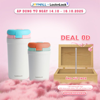 Ly giữ nhiệt LocknLock LHC4290 LHC3276 320ml, LHC4298 430ml, Hàng chính hãng, có ống hút - JoyMall