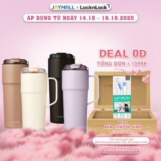 Ly Giữ Nhiệt LocknLock Metro Cafe Tumbler LHC4418 750ml, Hàng Chính Hãng, Thép Phủ Sứ - JoyMall