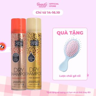 Combo 2 Dầu Gội Khô Girlz Only Dry 200ml, giúp phồng tóc gấp đôi chỉ sau 10s lưu hương dài lâu