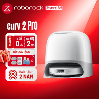 [ MỚI VỀ ] Robot hút bụi lau nhà Roborock Qrevo Curv 2 Pro - Lực hút 25000 Pa - Lau nước nóng 60 độ