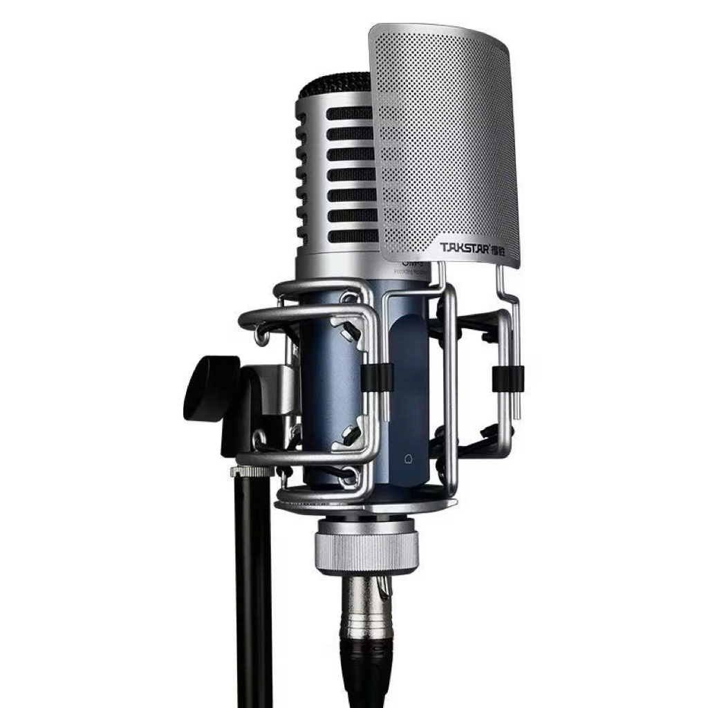 Micro thu âm chuyên nghiệp Takstar SM-9 hát karaoke, livetream, phòng thu âm, đài phát thanh truyền 