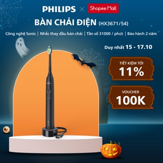Bàn Chải Điện PHILIPS Sonicare HX3671/54, Công Nghệ Sóng Âm Sonic, Chải Sạch Sâu, Bảo Hành Chính Hãng 24 Tháng
