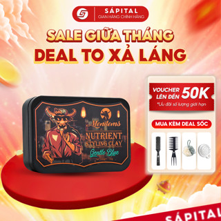 Sáp vuốt tóc MENITEMS Styling Clay - Gentle Blue | Sáp dưỡng tạo kiểu tự nhiên - Kiểm soát dầu thừa