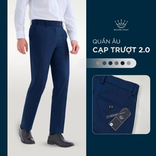 Quần âu nam cao cấp RICHARD ADAM chính hãng, cạp trượt, co giãn tốt, vải hạn chế nhăn, phai màu khi giặt QA100721