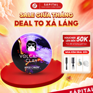 [CHÍNH HÃNG] Sáp vuốt tóc Volcanic Clay | Sáp khô giữ nếp lên tới 16h - Phù hợp cho tóc dày