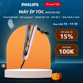 Máy Ép Tóc Duỗi Tóc PHILIPS BHS530/00, Công Nghệ ThermoShield, Bổ Sung ion, Tấm Ép Linh Hoạt, Bảo Hành 24 Tháng