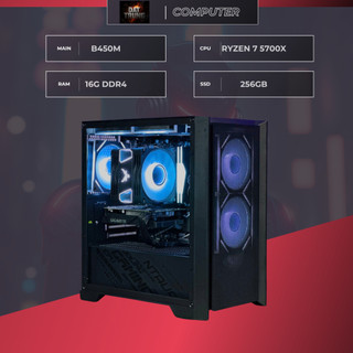  Bộ PC Gaming cân mọi loại game Ryzen 7 5700X | Main B450 Jginyue ARGB AM4| ram 16G DDR4 | NVME 256GB 