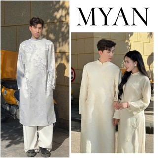   Áo nam - Tết 2026  Áo dài nam THIÊN LÂM chất liệu gấm tafta cao cấp đứng form mặc lễ Tết cưới hỏi dạm ngõ AD Mỹ An 