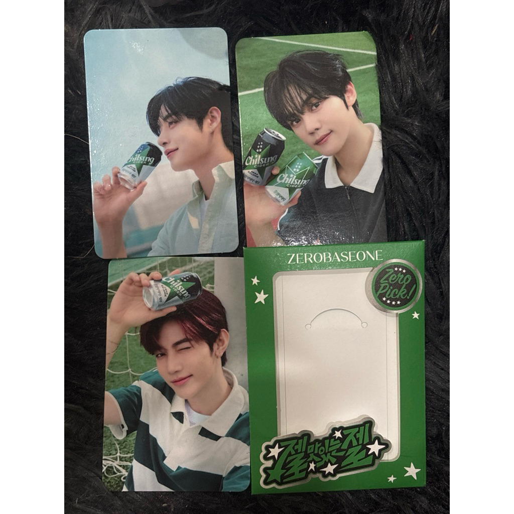 LẺ ẢNH THẺ CARD PHOTOCARD ZB1 ZEROBASEONE X LOTTE CHILSUNG CIDER CHÍNH HÃNG <đọc kĩ mô tả>