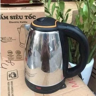 Ấm Siêu Tốc Inox 1,8L 1500W đun sôi nhanh bảo hành 12 tháng