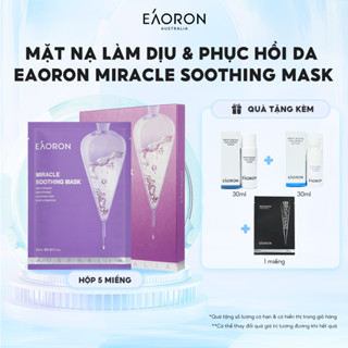 Mặt Nạ Làm Dịu & Phục Hồi Da Eaoron Miracle Soothing Mask (Hộp 5 Miếng)