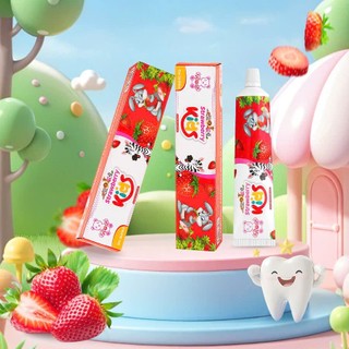 Kem đánh răng Trẻ Em Rose 75g Hương Dâu Hương Cam