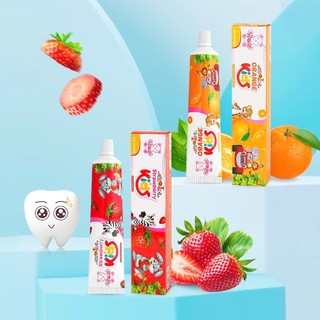 Kem đánh răng Trẻ Em Rose 75g Hương Dâu Hương Cam