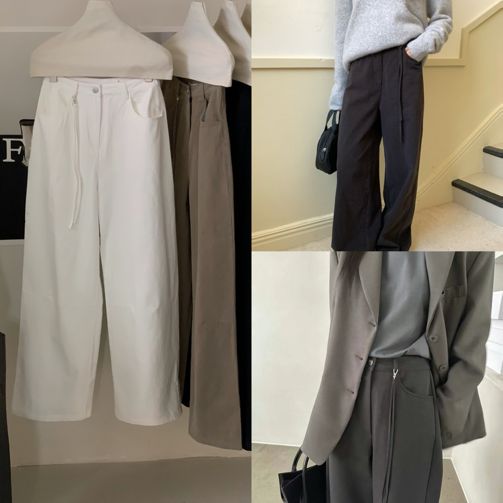 [Em.Mây] Quần Suông Kaki Chất CC FINOA 2373