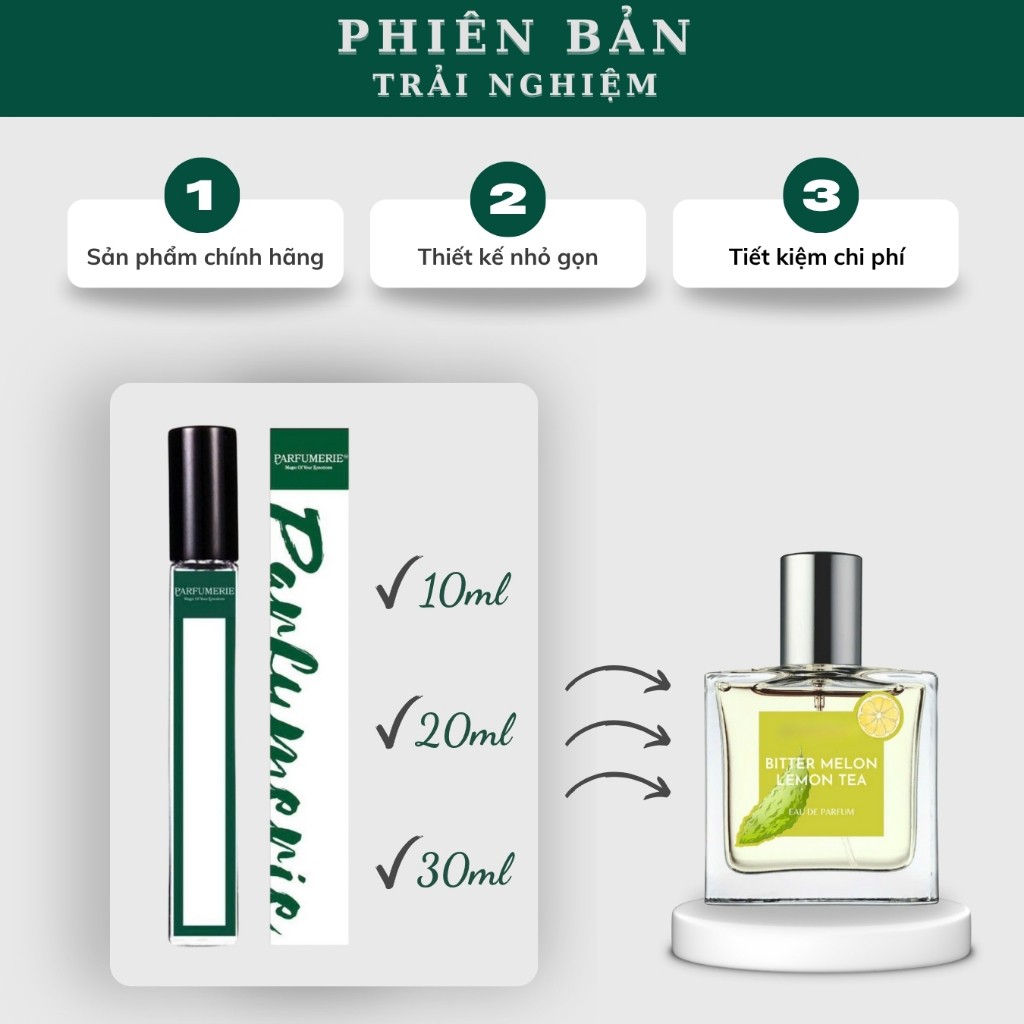 Nước hoa Bitter Melon Lemon Tea EDP phiên bản trải nghiệm chính hãng Parfumerievn