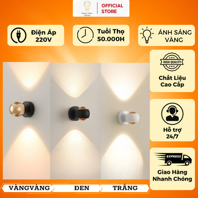 Đèn Tường T08 Ngoài Trời Chống Thấm Nước - Trang Trí Nối Đi Cầu Thang-Phòng Khách-Đầu Giường Ngủ