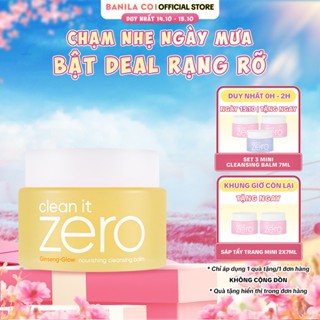 [Renewal] Sáp tẩy trang Banila Co C​l​e​a​n i​t Z​e​r​o C​l​e​a​n​s​i​n​g B​a​l​m N​o​u​r​i​s​h​i​n​g 100ML cho da khô