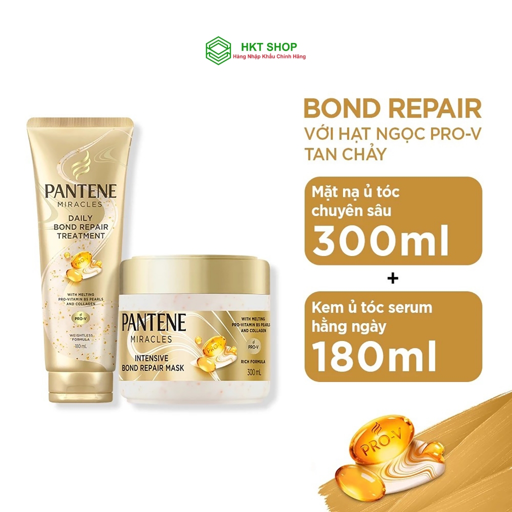 Kem Ủ Tóc Serum / Mặt Nạ Ủ Tóc Chuyên Sâu PANTENE Miracles Phục hồi liên kết tóc - HKT shop