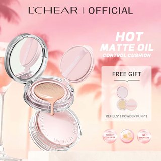   Mua 1 Tặng 2  Phấn Nước Kiềm Dầu LCHEAR Cushion Che Phủ Hoàn Hảo Căng Bóng Mỏng Nhẹ Chống Nước Lâu Trôi 10g 