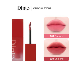 Son Kem Lì Mịn Mướt Bền Màu Mỏng Nhẹ Tự Nhiên Dinto Blurring Lip Veil 