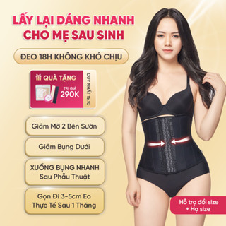 Đai Nịt Bụng Latex 13 Xương VIETCORSET, Latex Corset Chuẩn Slim 102, Nịt Bụng Sau Sinh, Định Hình Giảm Eo, Mỡ Bụng
