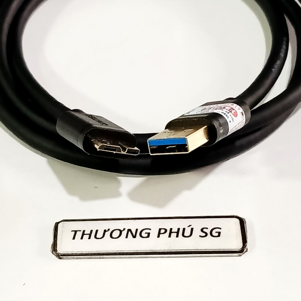 Cáp USB 3.0 ra Micro B dài 1m / Cable USB 3.0 AM to Micro BM (Unitek chính hãng)