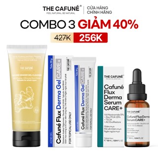 [MUA 3 GIẢM 40%] Combo Serum Mụn, Sữa Rửa Mặt, Gel Chấm Mụn The Cafuné Dành Cho Da Mụn 120gram Skincare